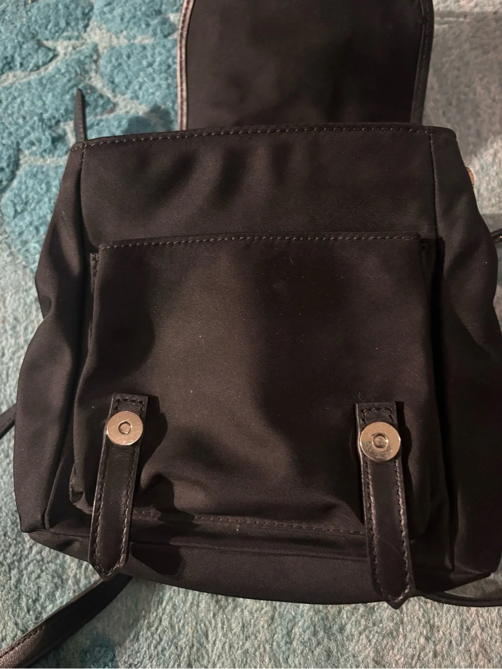 Michael Kors Leila Nylon Mini Flap Backpack